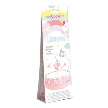 Déco gâteau licorne - ScrapCooking