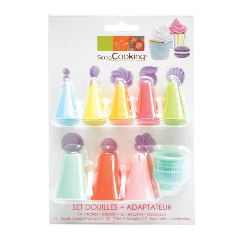 Set douille plastique + adaptateur - ScrapCooking