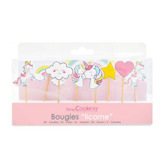 Bougie Licorne x8 - ScrapCooking