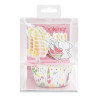 Caissette et cake topper Licorne x24 - ScrapCooking
