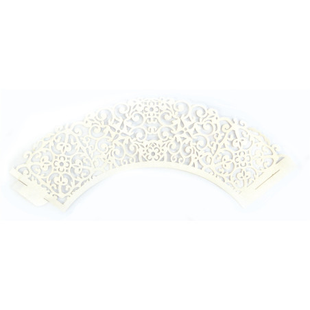 Contour cupcake Dentelle x12 - ScrapCooking