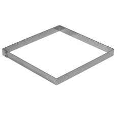 Carré à tarte inox 16cm