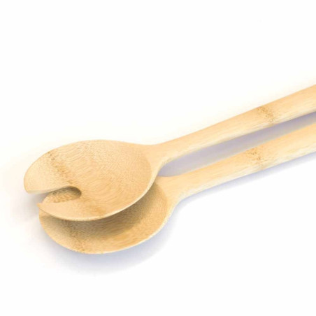 Couvert à salade bambou 27cm x2 - Pebbly
