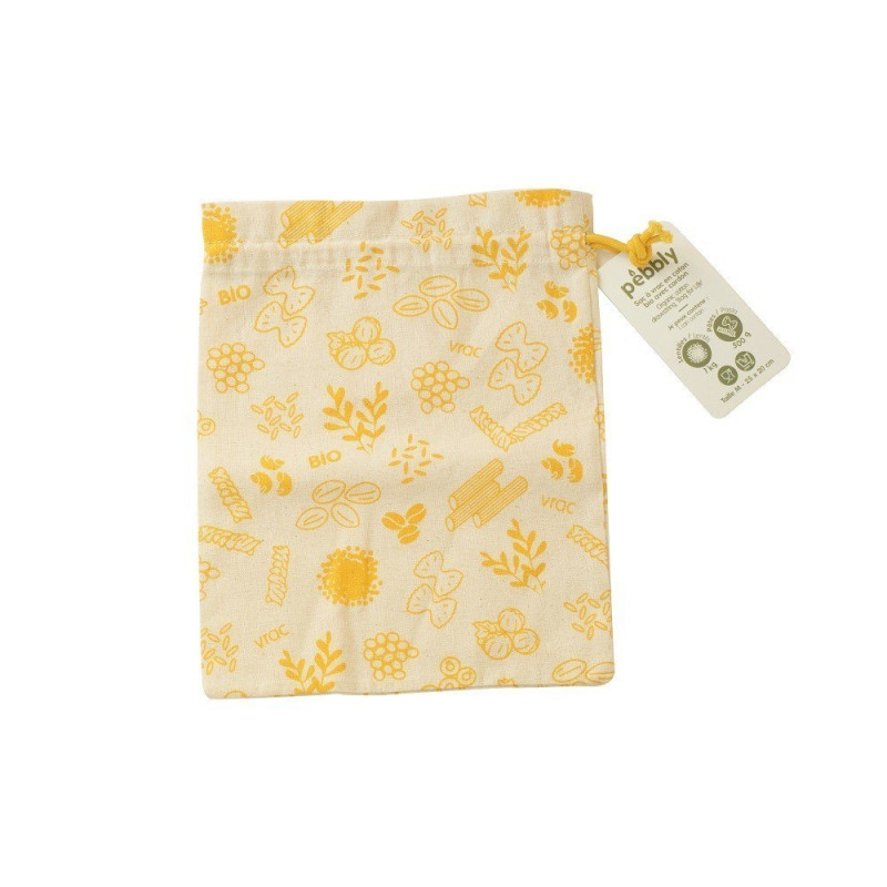 Sac à vrac coton bio 20x25cm - Pebbly