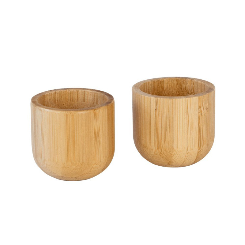 Set coquetier bambou x2 - Pebbly