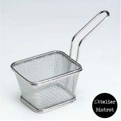 Panier à frites inox 1 portion - L'Atelier Bistrot
