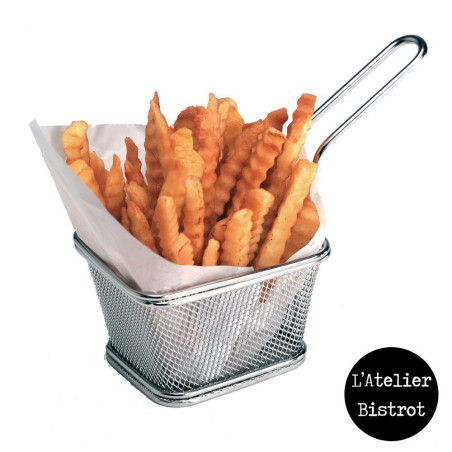 Panier à frites inox 1 portion - L'Atelier Bistrot