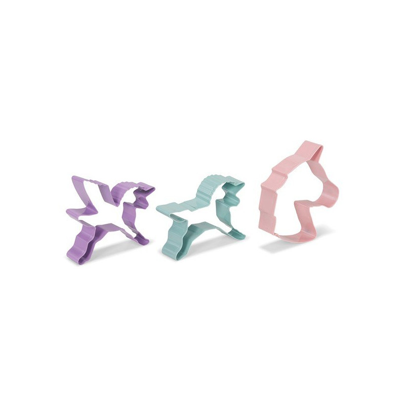 Découpoir Licorne inox x3 - Patisse