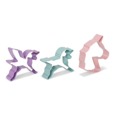 Découpoir Licorne inox x3 - Patisse