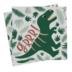 Serviette Dino x20 - ScrapCooking