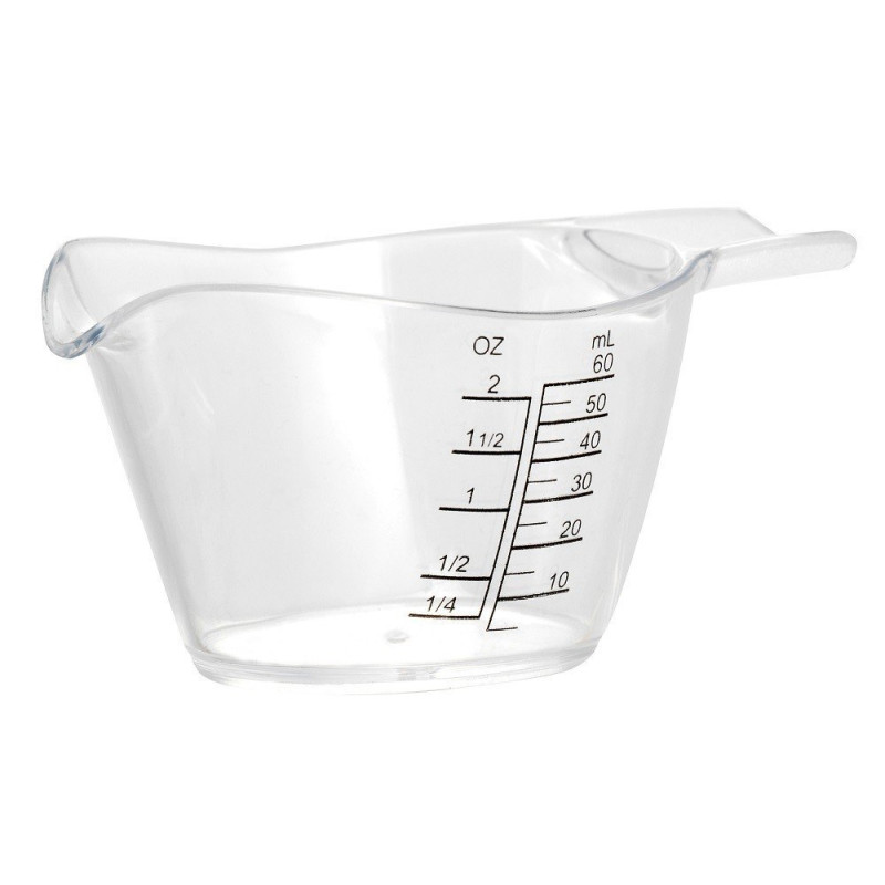 Tasse mesureur 60ml ou 2oz plastique - Chevalier