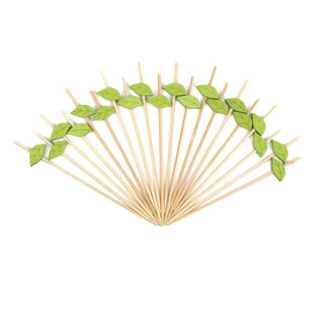 Pique apéritif fruits ou feuilles x20 - Cook Concept