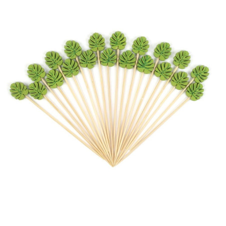 Pique apéritif fruits ou feuilles x20 - Cook Concept