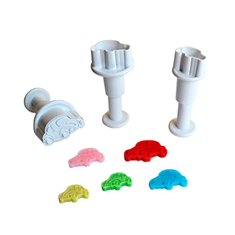 Découpoir éjecteur Voiture x3 - Dekofee