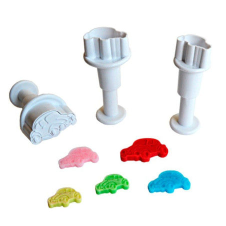 Découpoir éjecteur Voiture x3 - Dekofee