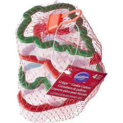 Set 4 emporte-pièces plastique Noël - Wilton
