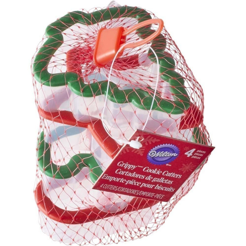 Set 4 emporte-pièces plastique Noël - Wilton
