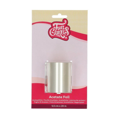 Rouleau rhodoid alimentaire H5,5cm 20m - FunCakes