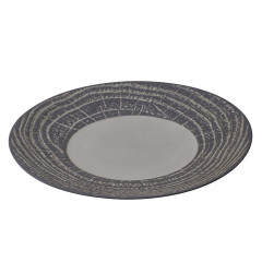 Assiette plate 26,5cm Poivre Arborescence - Revol