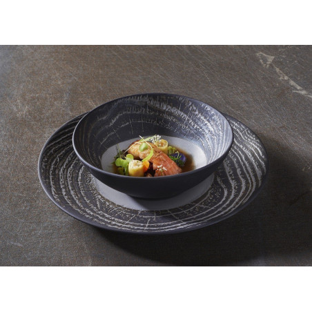 Assiette plate 26,5cm Poivre Arborescence - Revol