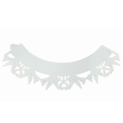 Caissette cupcake dentelle blanche x12 - PME