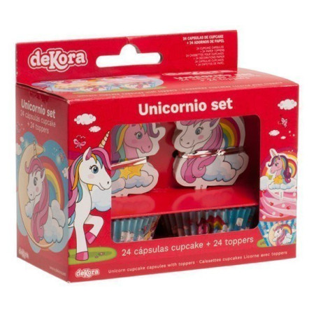 Kit cupcake Licorne x24