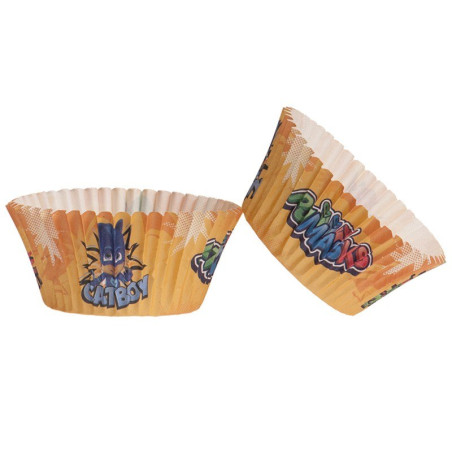 Caissette cupcake Pyjamasques x25 - DeKora