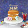 Décor gâteau Happy Birthday Moderne - PME