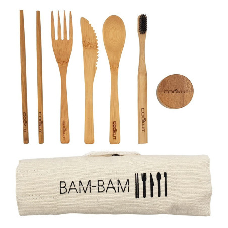 Set couverts repas bambou Bam Bam - Cookut