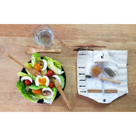 Set couverts repas bambou Bam Bam - Cookut