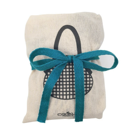 Sac pliable coton filet SACHA bleu - Cookut