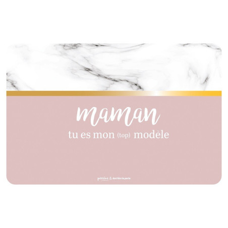 Set de table Maman Top Modèle - Derriere la porte