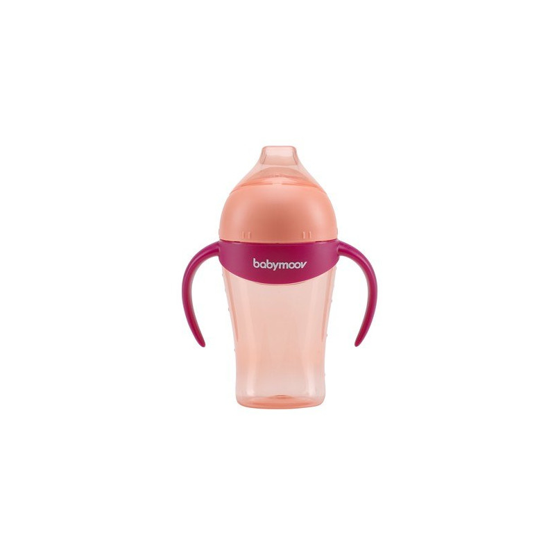 FIN DE SERIE Tasse anti-goutte pêche 180ml - Babymoov
