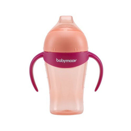 FIN DE SERIE Tasse anti-goutte pêche 180ml - Babymoov