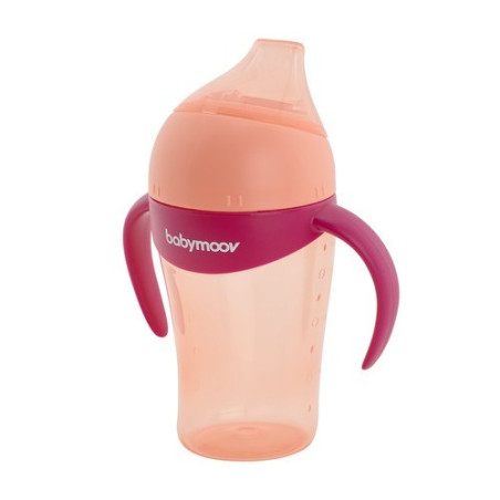 FIN DE SERIE Tasse anti-goutte pêche 180ml - Babymoov
