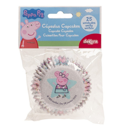 Caissette cupcake Peppa Pig x25