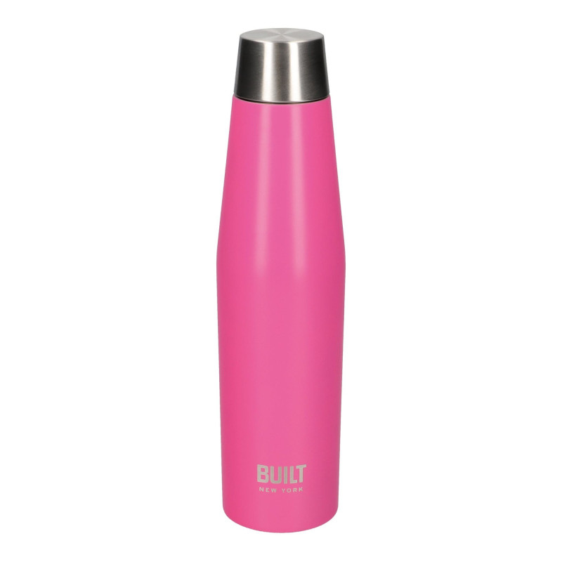 Gourde de sport inox rose fuschia 540 ml - Built