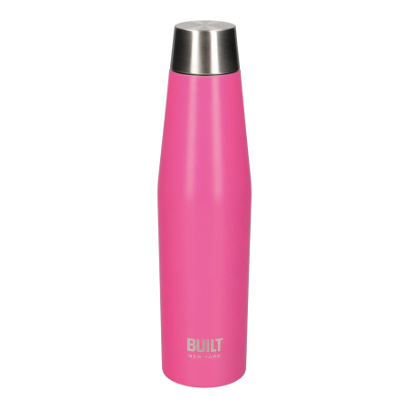 Gourde de sport inox rose fuschia 540 ml - Built