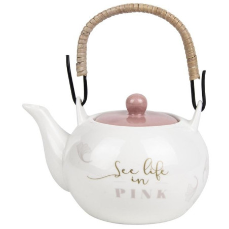 Théière en porcelaine Ginko - Home Deco Factory