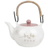 Théière en porcelaine Ginko - Home Deco Factory