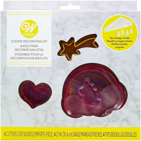 Kit décoration biscuit licorne - Wilton