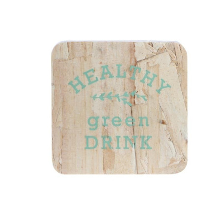 Dessous de verre en bois x4 - Home Deco Factory