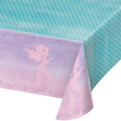 Nappe plastique Sirène 1,37x2,59m - Anniversary House