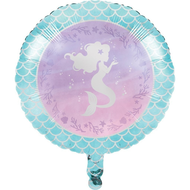 Ballon Aluminium Sirène - Anniversary House