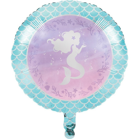 Ballon Aluminium Sirène - Anniversary House