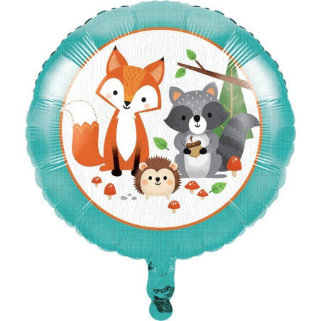 Ballon Aluminium Animaux de la Forêt - Anniversary House
