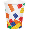 Gobelet jetable Brique Block Party x8 - Anniversary House