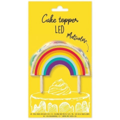 Cake Topper LED Rainbow - ScrapCooking