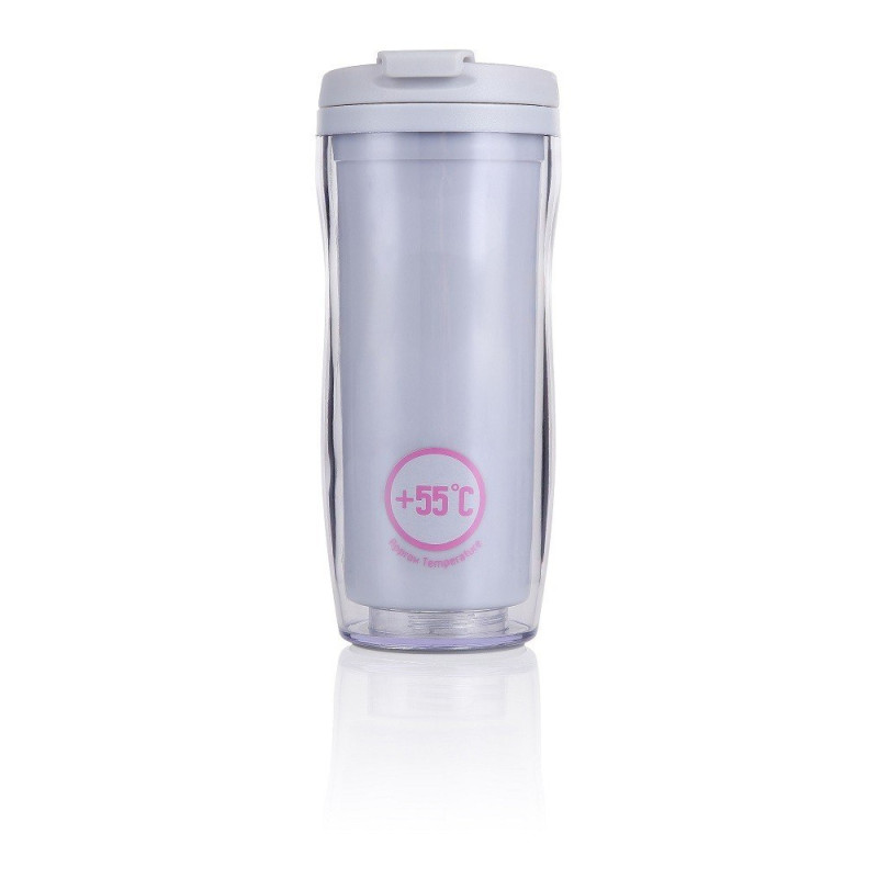 Mug isotherme Smart Mug Color Gris 330ml - Les Artistes Paris