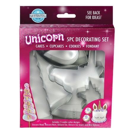 Kit découpoir Licorne x5 - Anniversary House